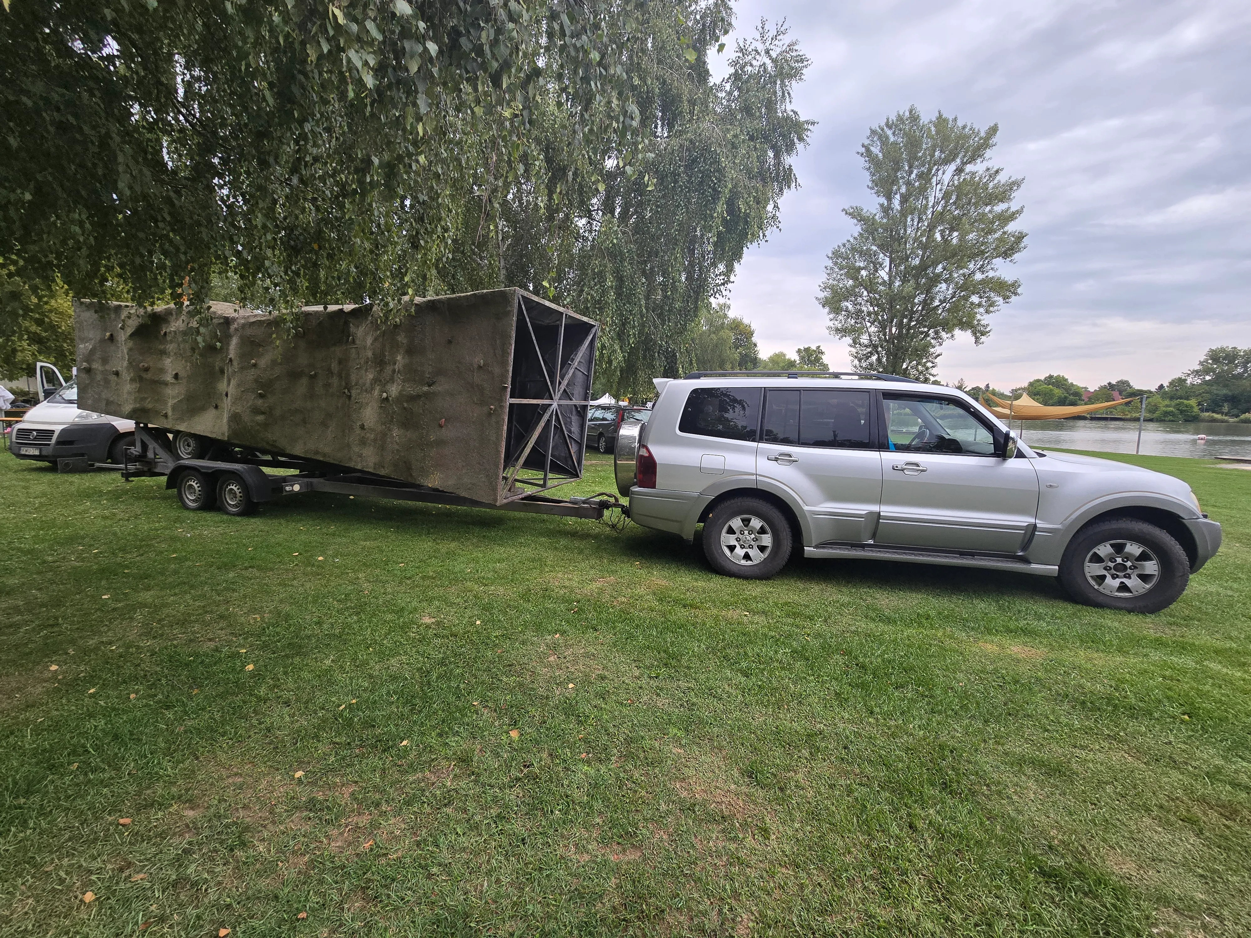 Mobil mászófal rendezvényen